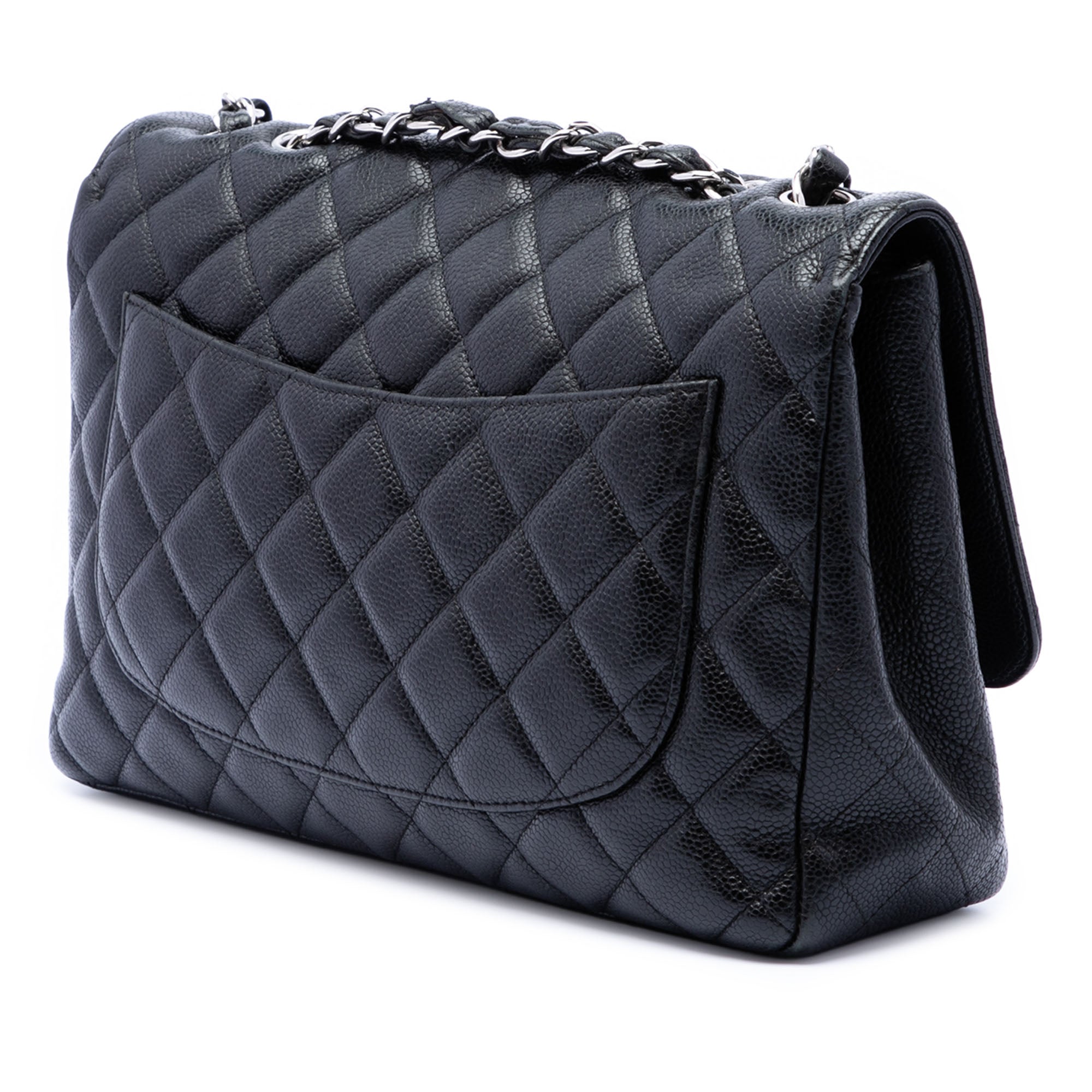 Jumbo Classic Caviar Single Flap - Image 2