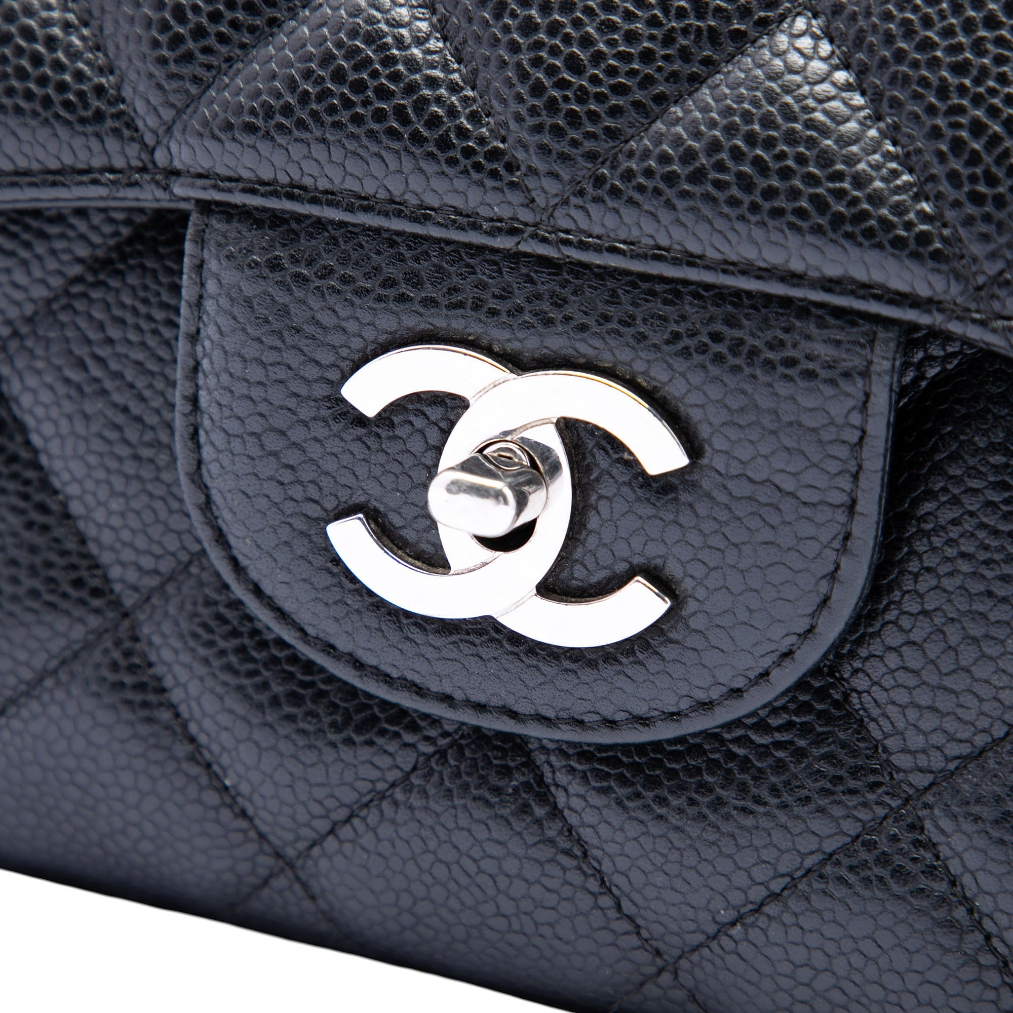 Jumbo Classic Caviar Single Flap - Image 5