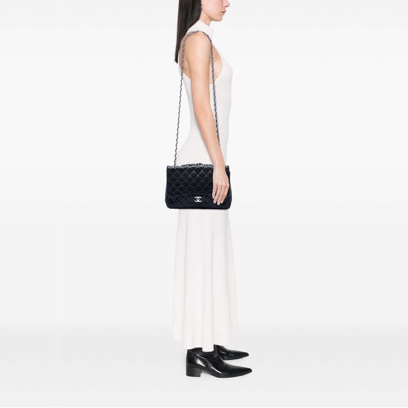 Jumbo Classic Caviar Single Flap - Image 6