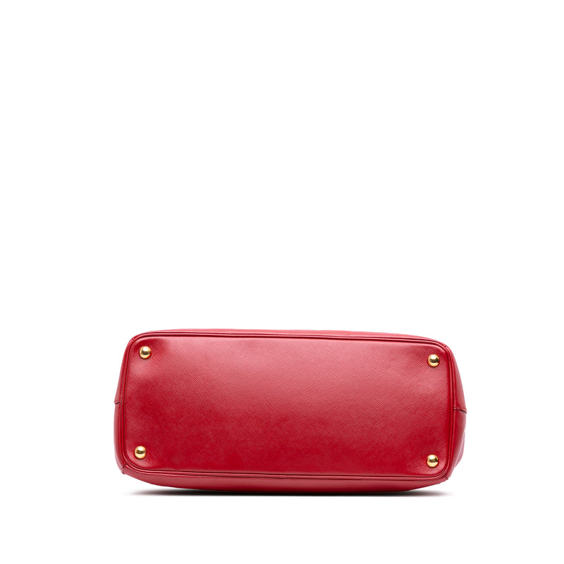 Large Saffiano Lux Galleria Double Zip Satchel - Image 3