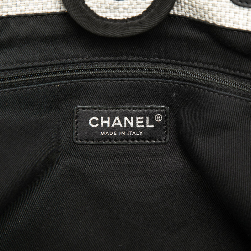 Small Canvas Deauville Tote - Image 5