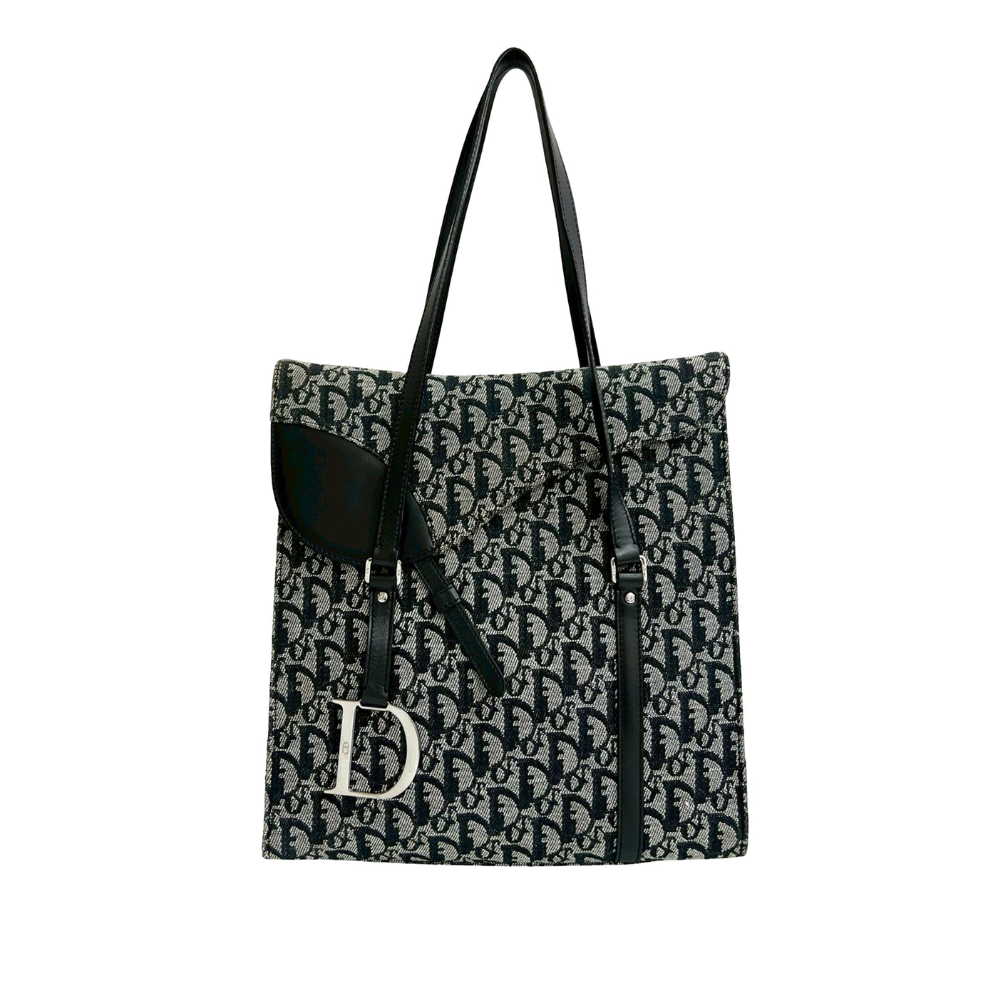 Diorissimo Trotter Canvas Saddle Tote - Image 1