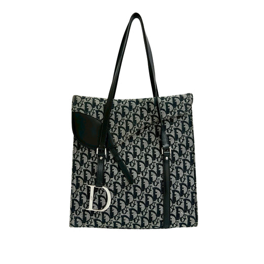 Diorissimo Trotter Canvas Saddle Tote - Image 1