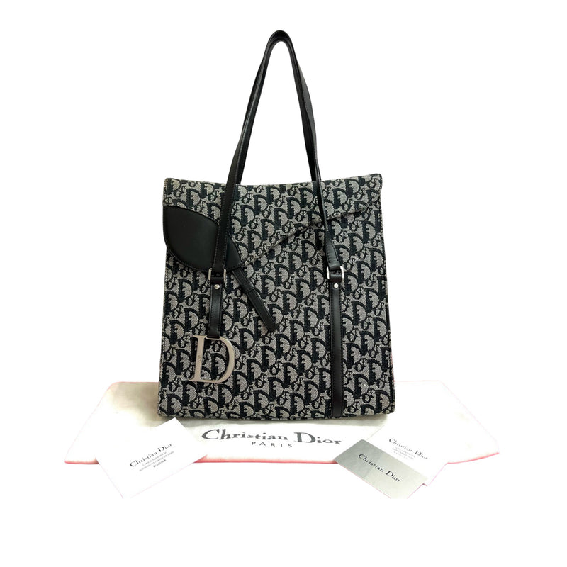 Diorissimo Trotter Canvas Saddle Tote - Image 10
