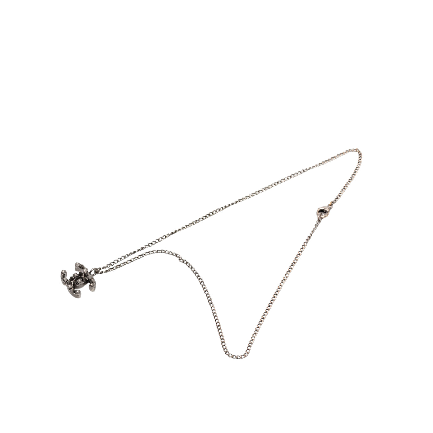 CC Plated Brass Spike Pendant Necklace - Image 1