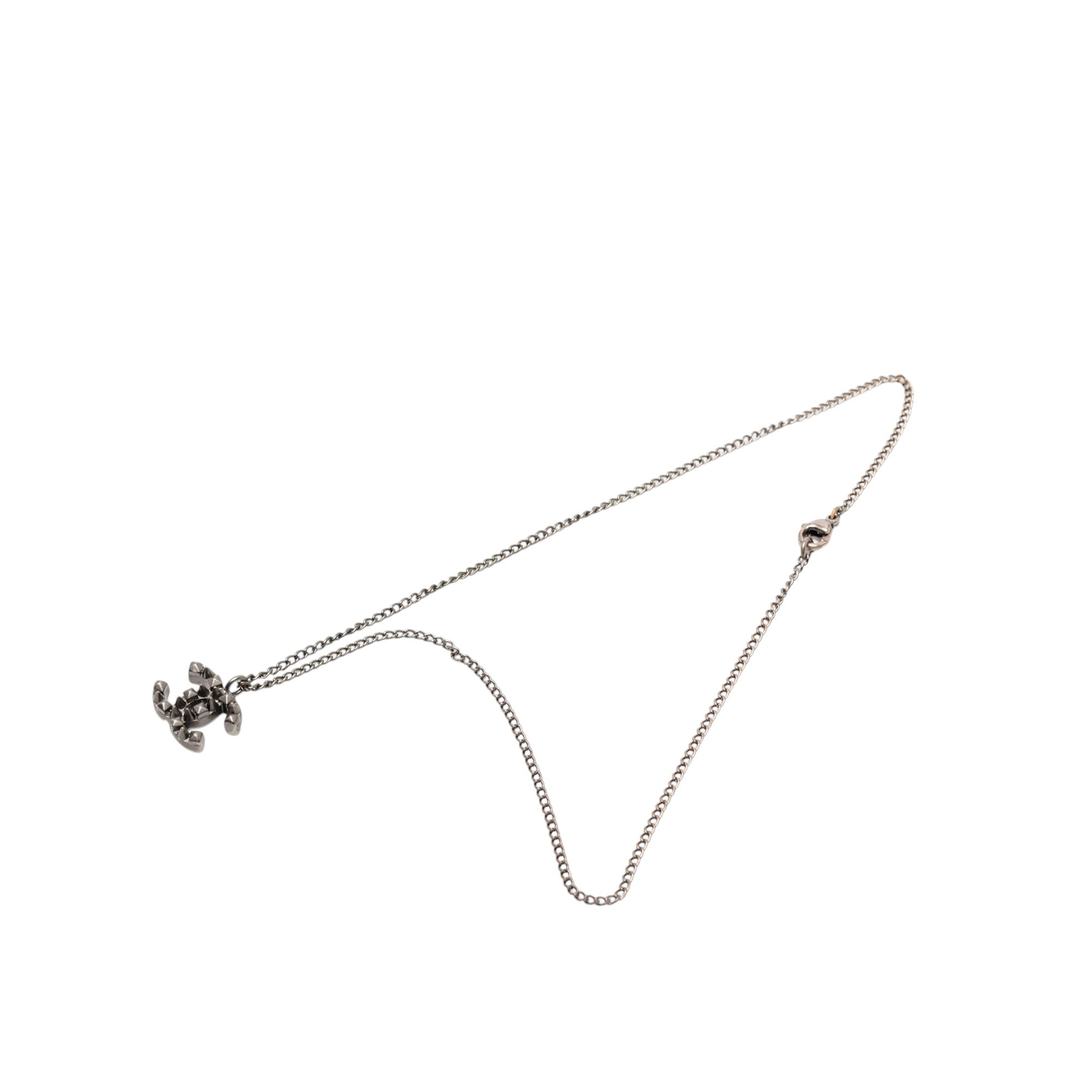 CC Plated Brass Spike Pendant Necklace - Image 1