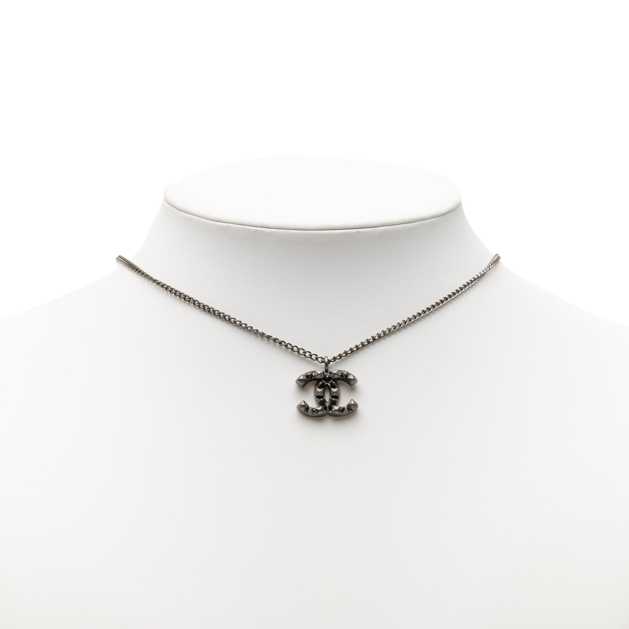 CC Plated Brass Spike Pendant Necklace - Image 5