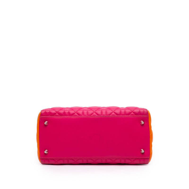 Medium Tricolor Lambskin Cannage Lady Dior - Image 3