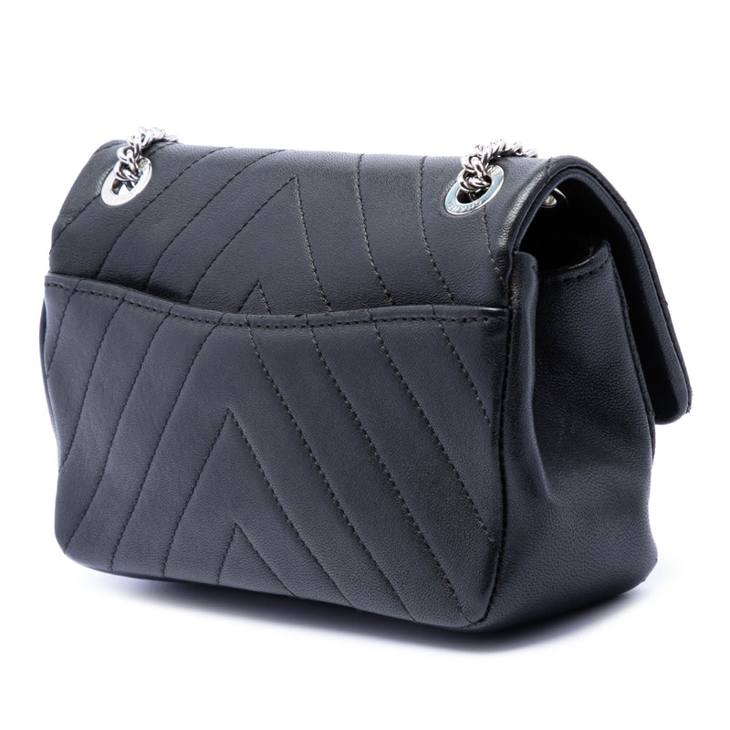 Mini CC Chevron Calfskin Single Flap - Image 2