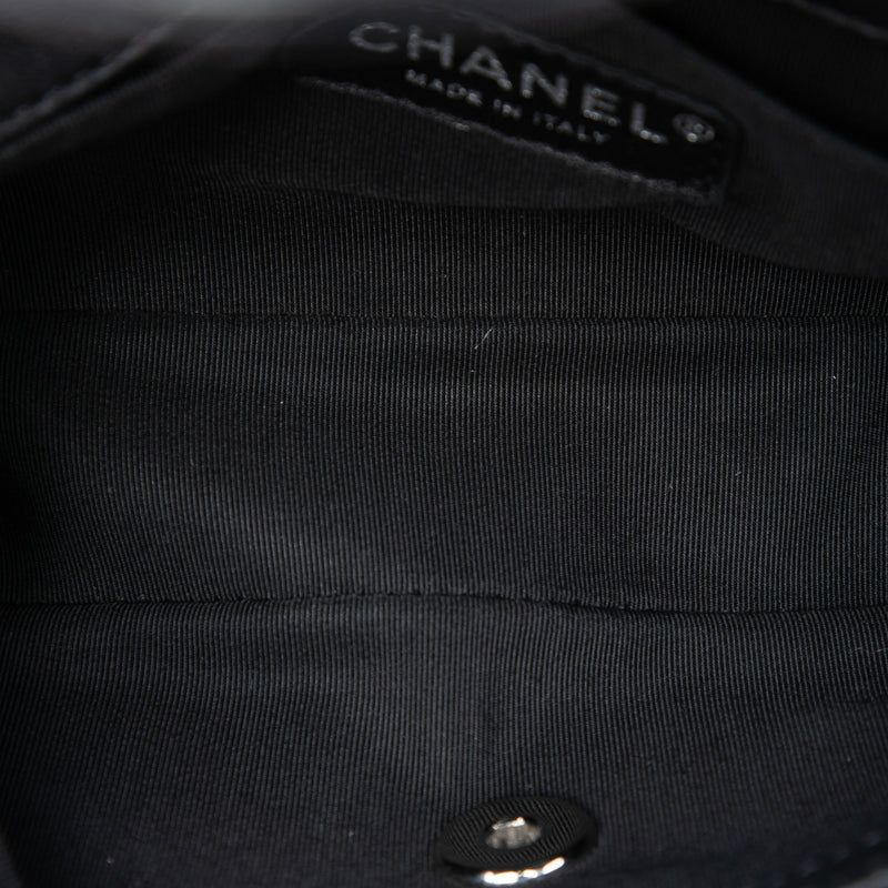 Mini CC Chevron Calfskin Single Flap - Image 4