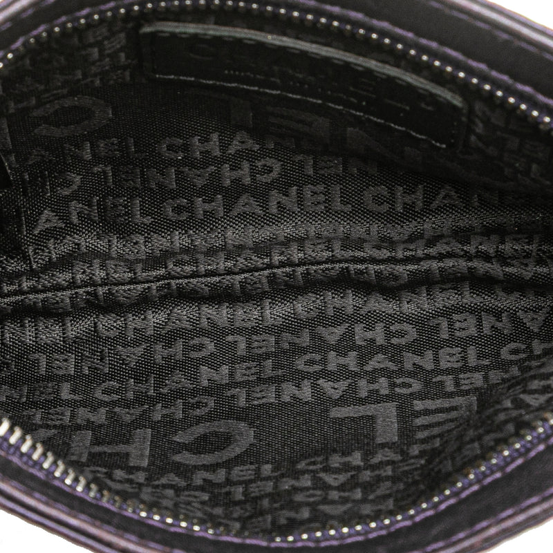 Embossed Lambskin Camellia Chain Pochette - Image 4