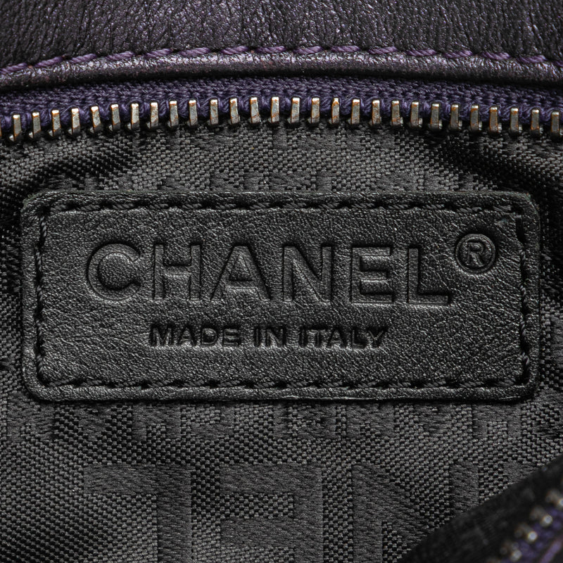 Embossed Lambskin Camellia Chain Pochette - Image 5