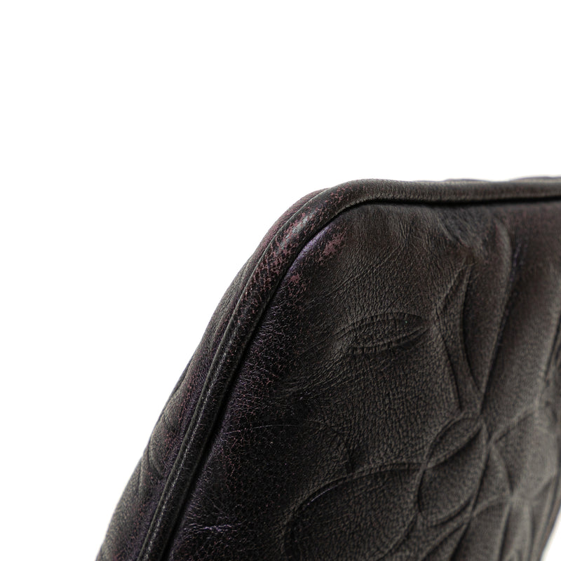Embossed Lambskin Camellia Chain Pochette - Image 9