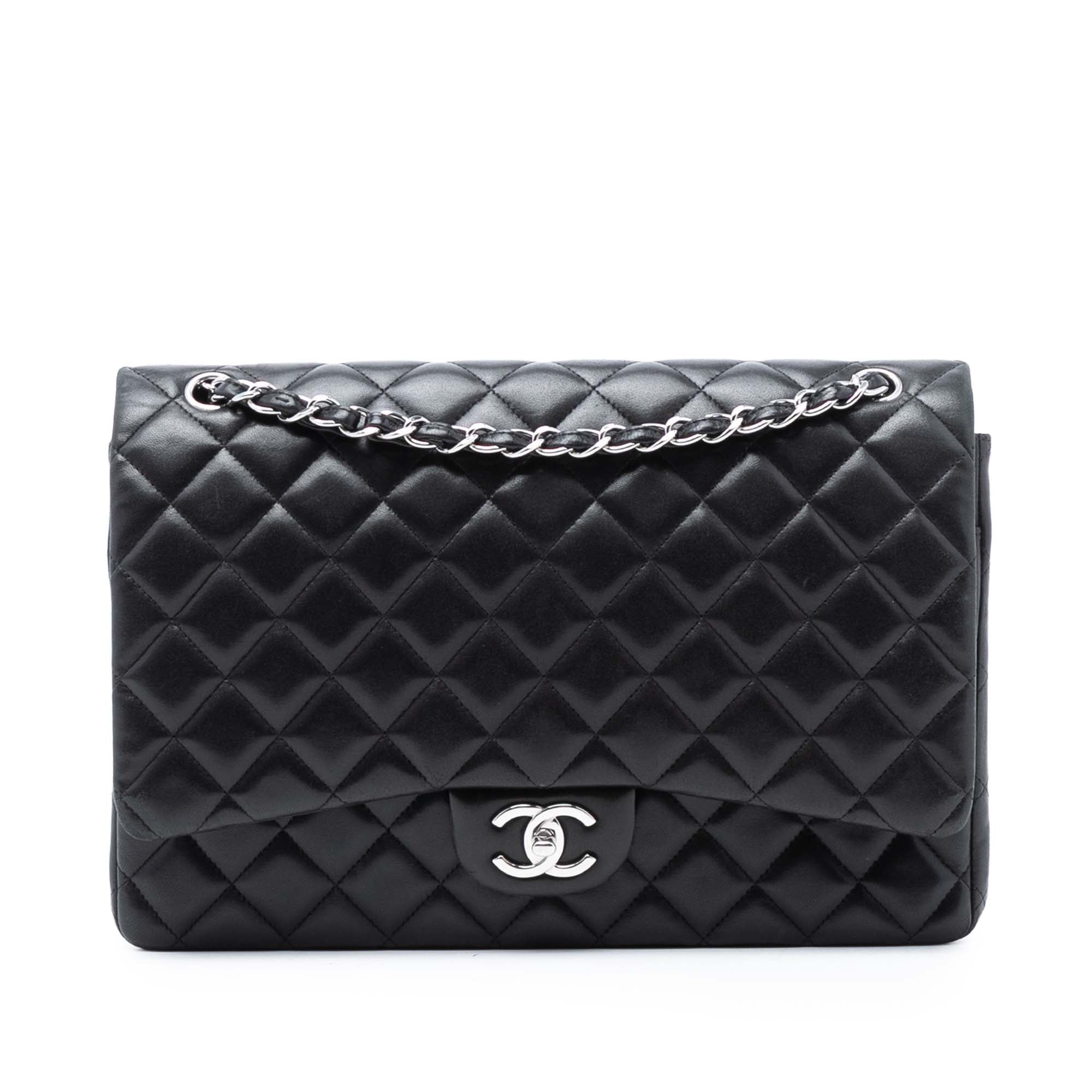 Maxi Classic Lambskin Double Flap - Image 1