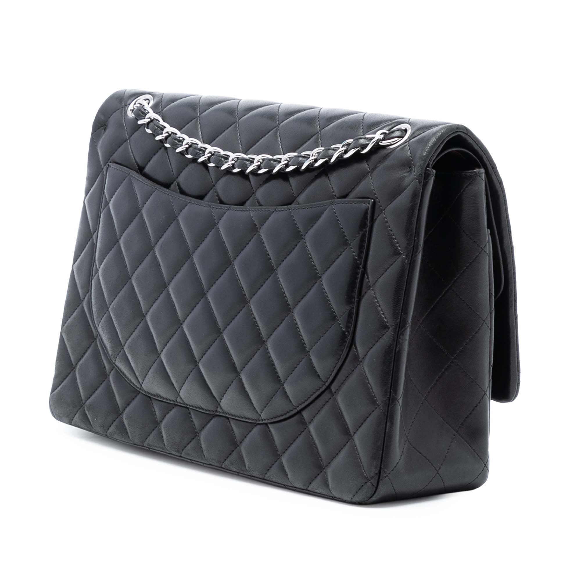 Maxi Classic Lambskin Double Flap - Image 2
