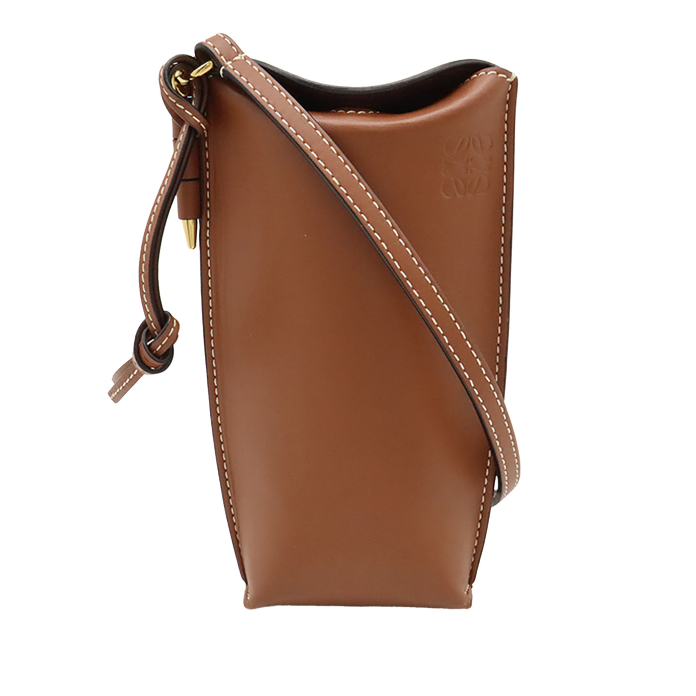 Leather Gate Pocket Crossbody - Image 1