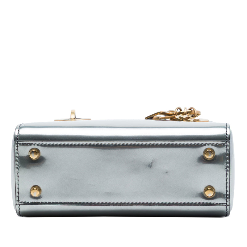 Mini Metallic Patent Lady Dior - Image 3