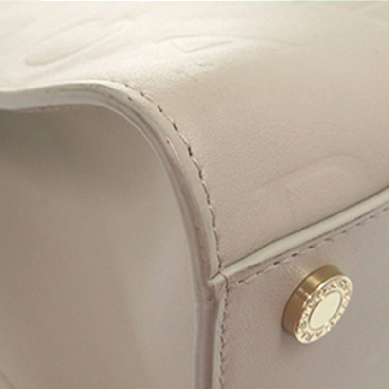 Embossed Leather Logo Infinitum Tote - Image 22