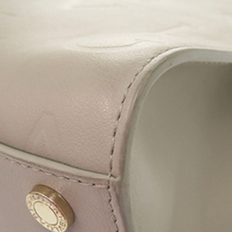 Embossed Leather Logo Infinitum Tote - Image 23