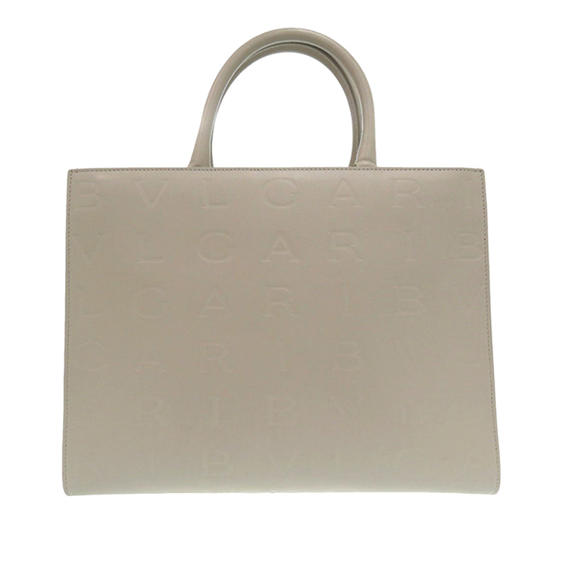 Embossed Leather Logo Infinitum Tote - Image 3