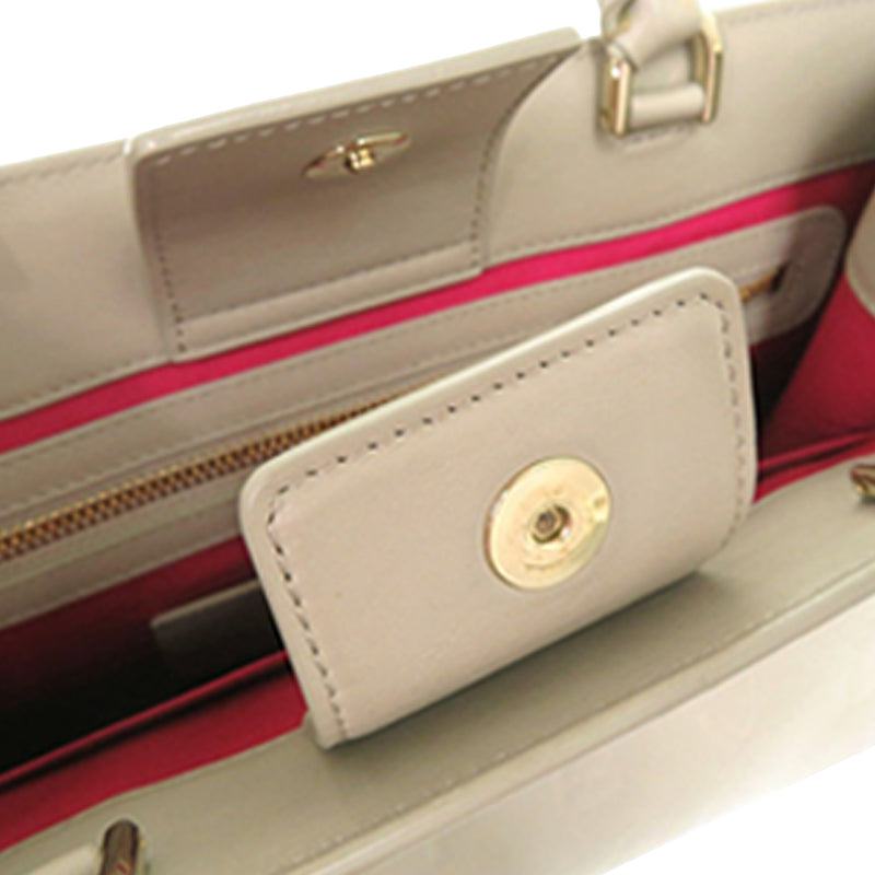 Embossed Leather Logo Infinitum Tote - Image 9