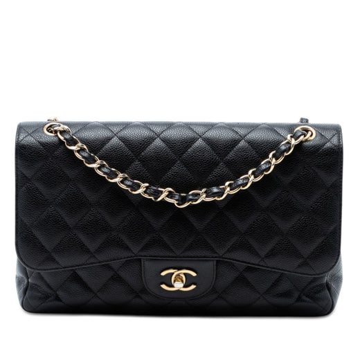 Jumbo Classic Caviar Double Flap - Image 1