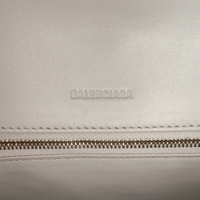 Small Faux Leather and Mesh Sneakerhead Top Handle Bag - Image 5