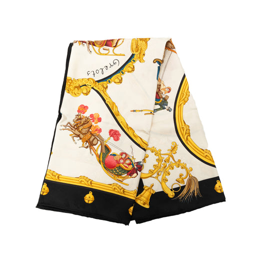 Plumes et Grelots Silk Scarf 90 - Image 1