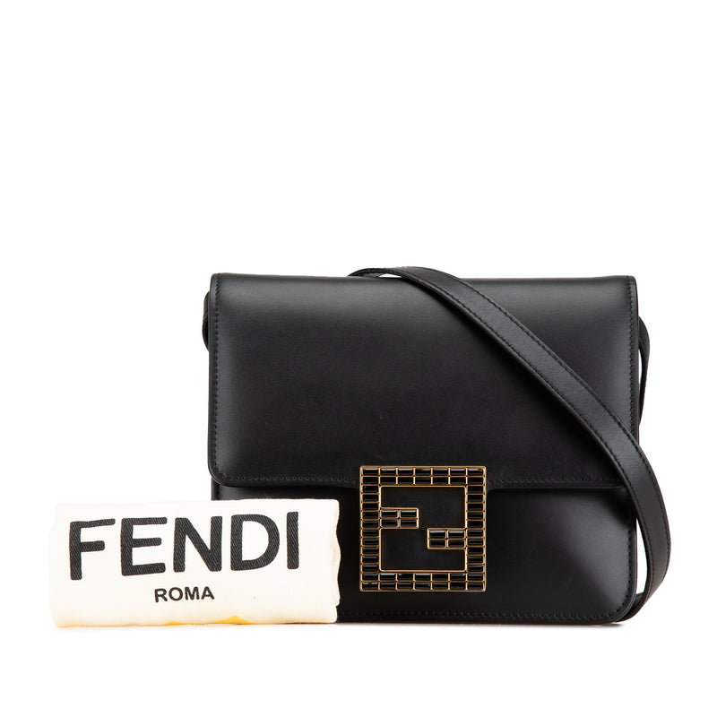Leather Crystal Fab Crossbody - Image 8