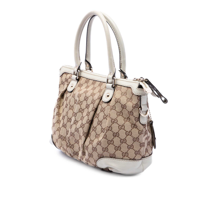 GG Canvas Sukey Satchel - Image 2