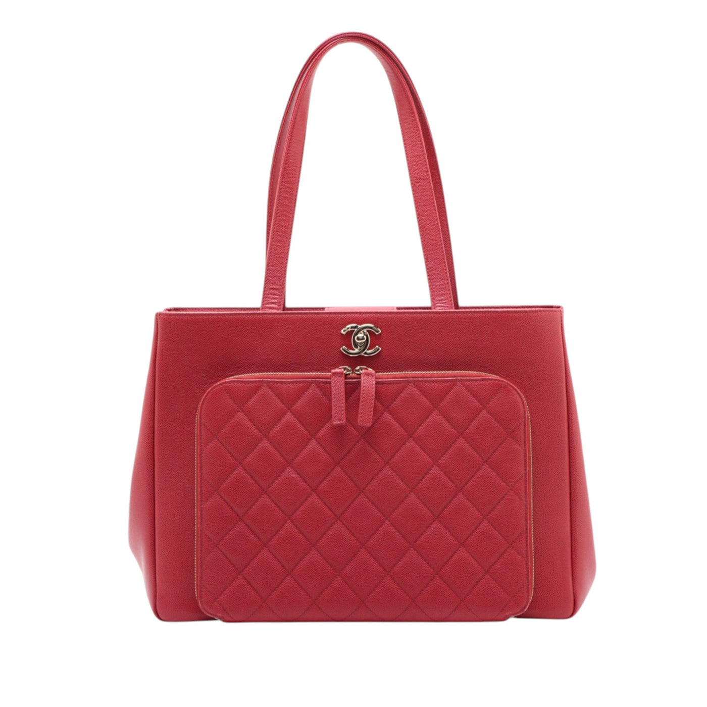 Quilted Caviar Business Affinity Shopping Tote - Image 1