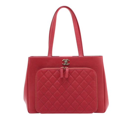 Quilted Caviar Business Affinity Shopping Tote - Image 1