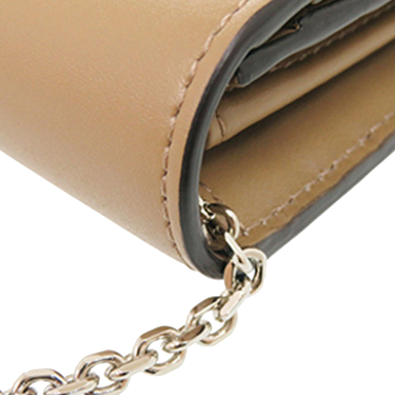 Vitello Liberty Studded Continental Wallet with Chain - Image 9