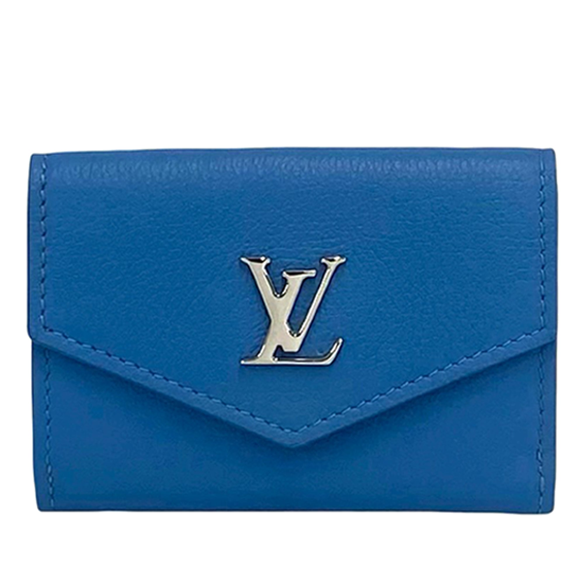 Leather Lockmini Compact Wallet - Image 1