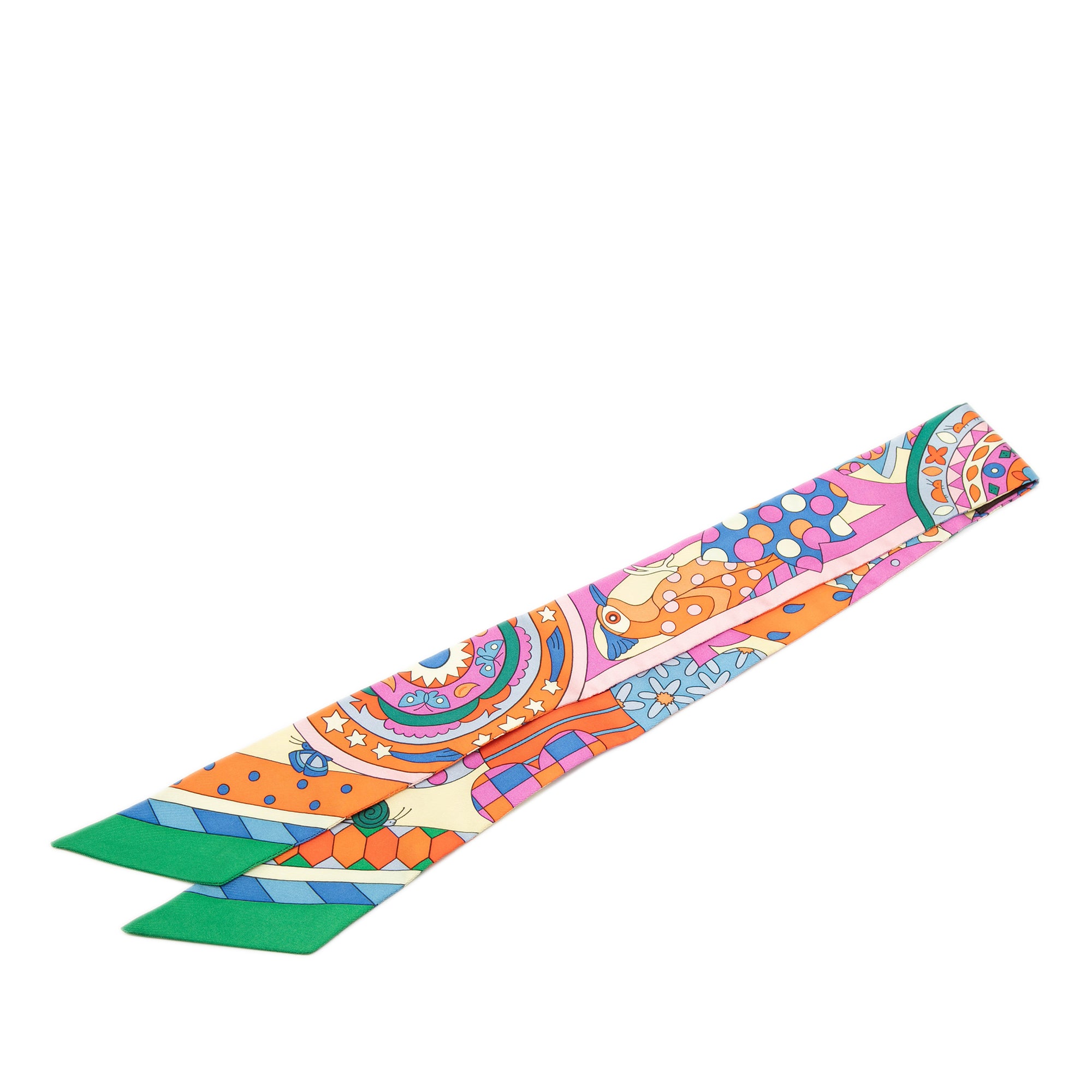 Les Murmures De La Foret Silk Twilly Scarf - Image 2