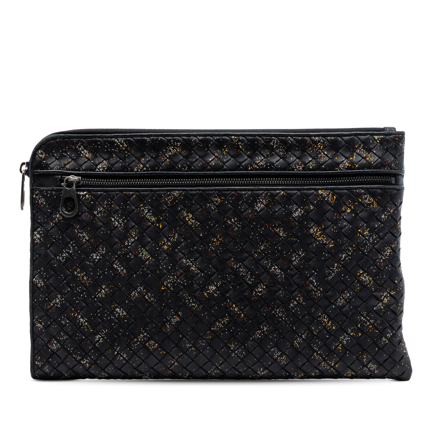 Nappa Intrecciato Micro Dot Clutch - Image 1