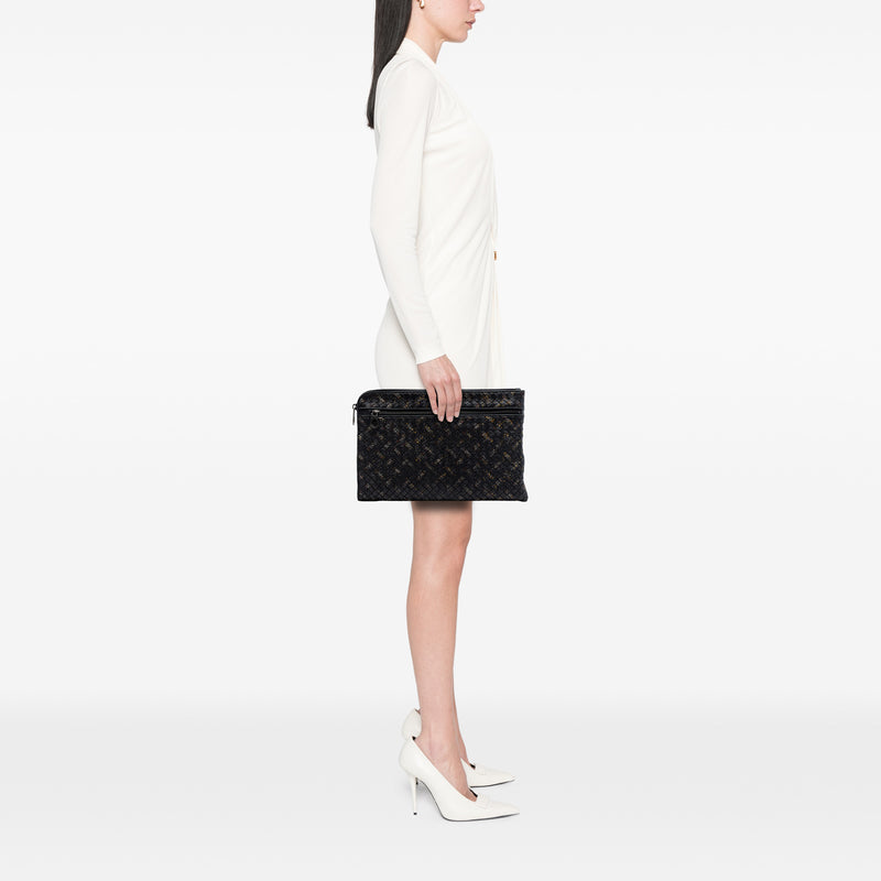Nappa Intrecciato Micro Dot Clutch - Image 7