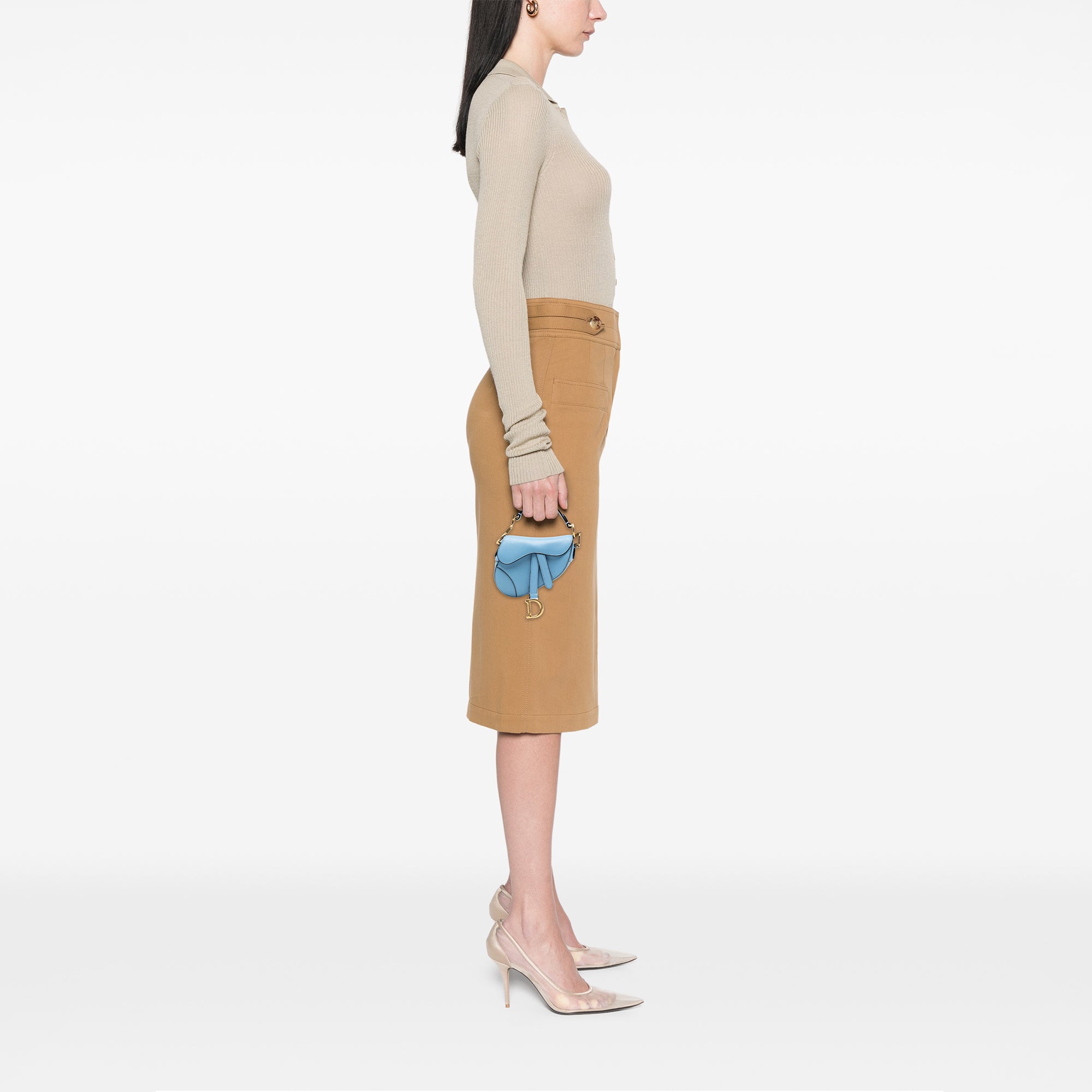 Micro Goatskin Saddle Bag - Image 7