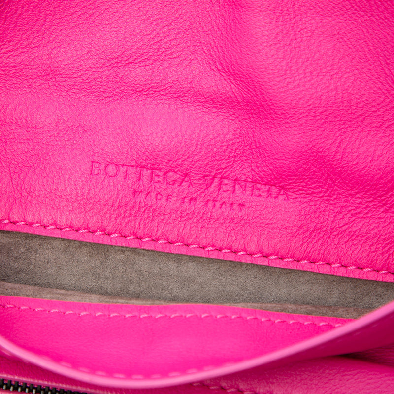 Mini Nappa Intrecciato Expandable Chain Flap Crossbody - Image 5