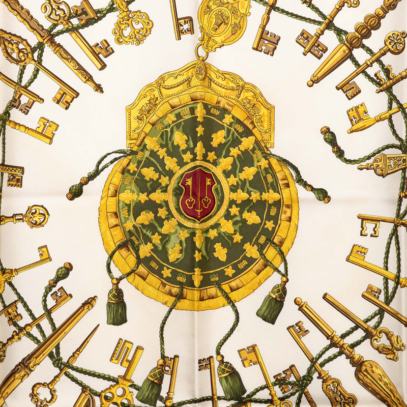Les Cles Silk Scarf 90 - Image 2