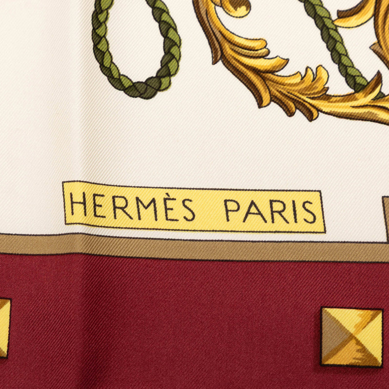 Les Cles Silk Scarf 90 - Image 3