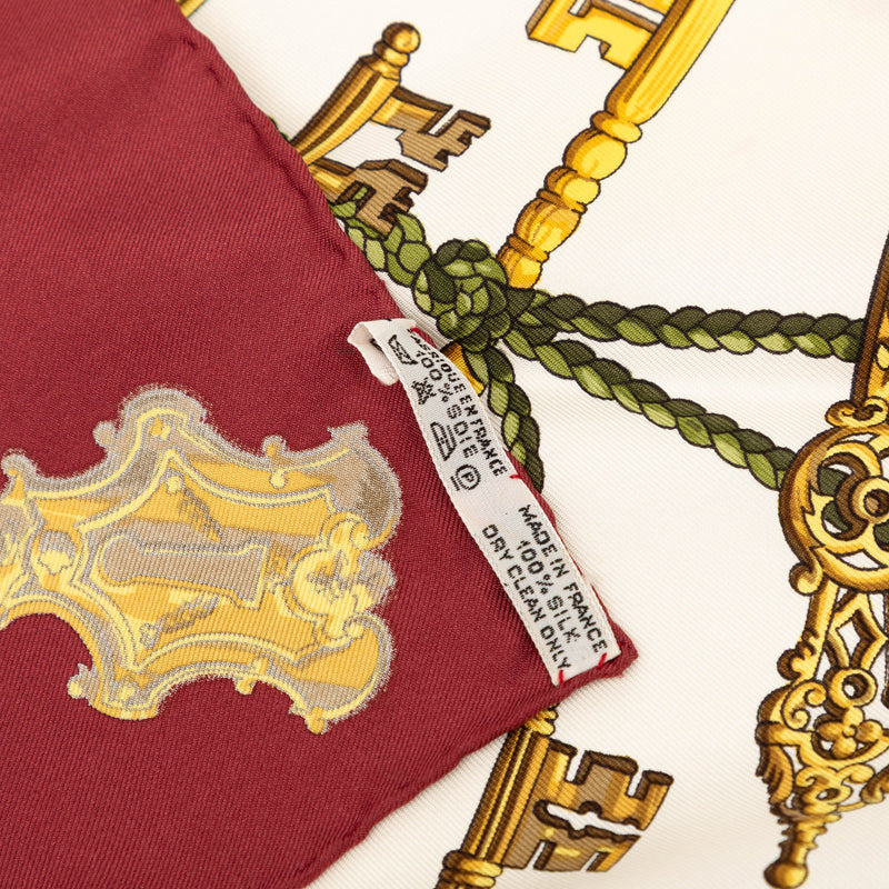 Les Cles Silk Scarf 90 - Image 5