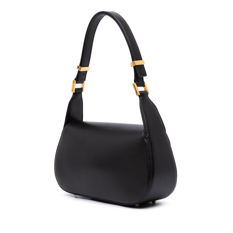 Medium Leather Vlogo Chain Shoulder Bag - Image 2