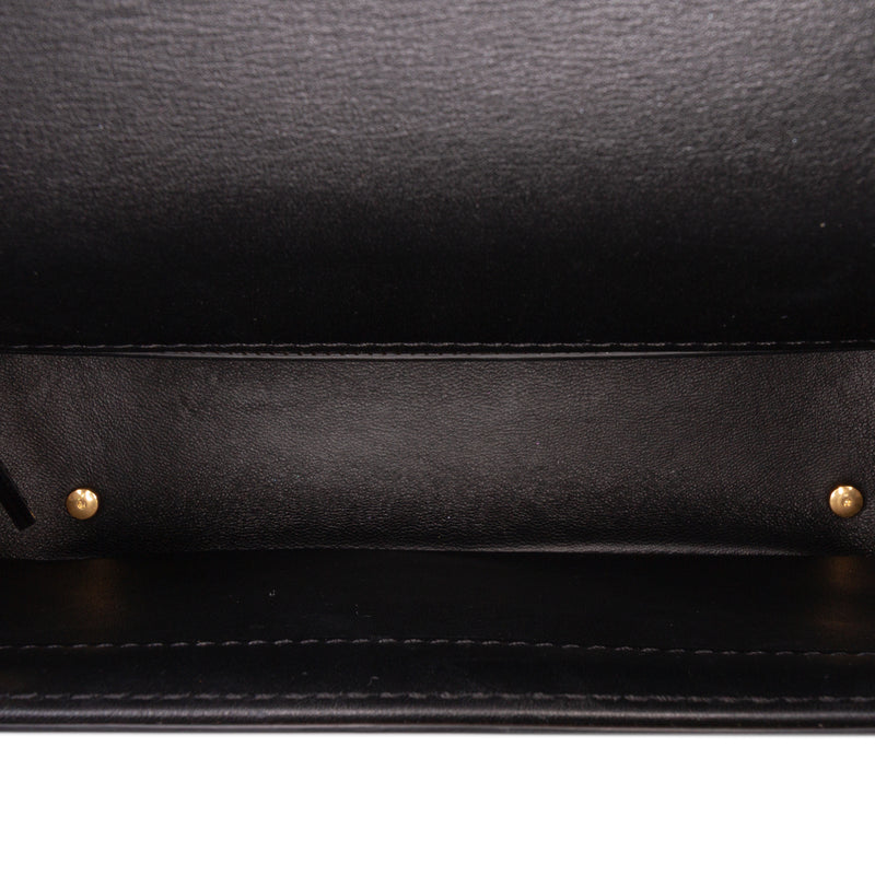 Medium Leather Vlogo Chain Shoulder Bag - Image 4