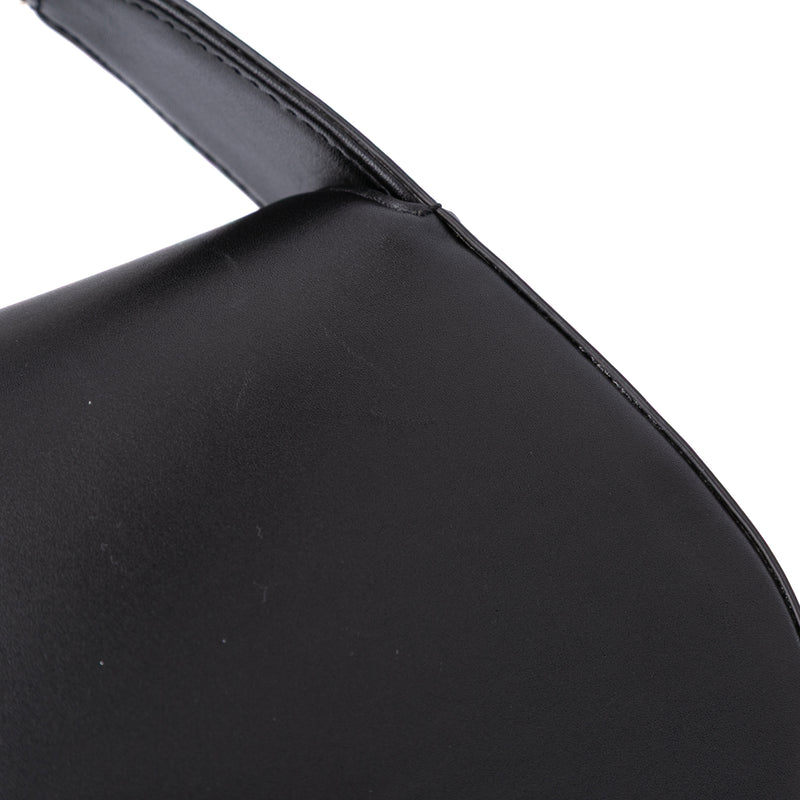 Medium Leather Vlogo Chain Shoulder Bag - Image 9