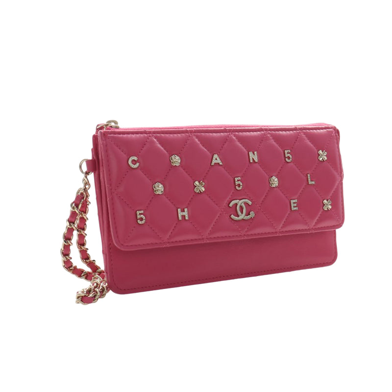 Quilted Lambskin All About Chanel Clutch On Chain - Image 9