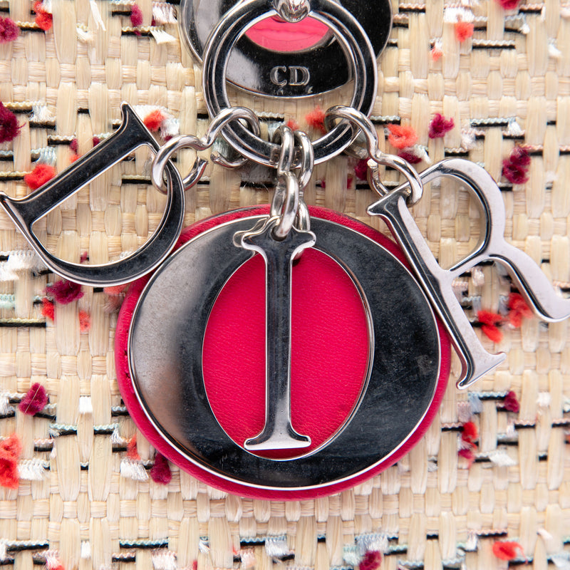 Medium Woven Raffia Lady Dior - Image 5