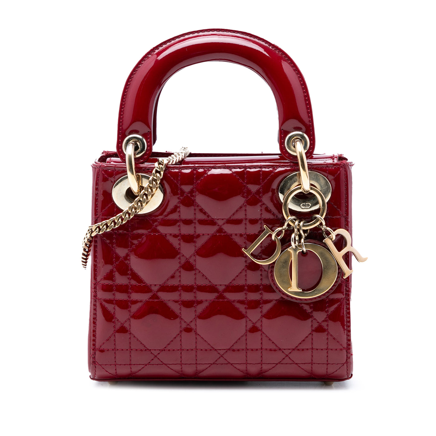 Mini Patent Cannage Lady Dior - Image 1
