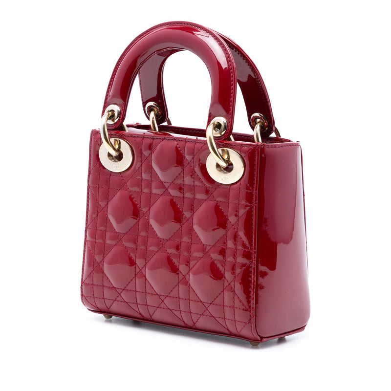 Mini Patent Cannage Lady Dior - Image 2