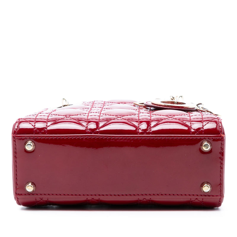 Mini Patent Cannage Lady Dior - Image 3